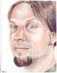 Colored Pencil portrait entitled 'Justin'